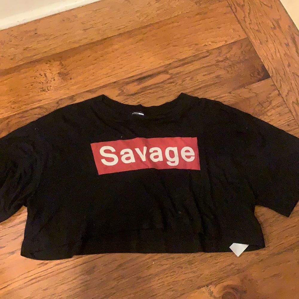 FASHION NOVA “savage” crop